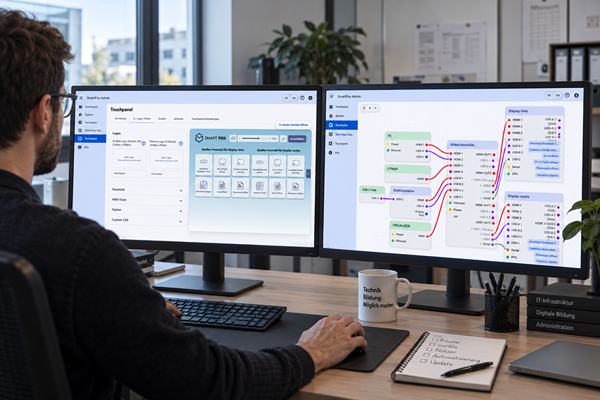 Automatisierung und zentrale Verwaltung von SmartFox für Administratoren